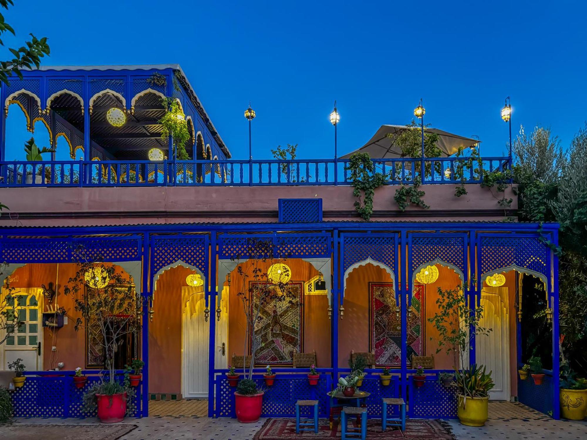 Le Bleu House Villa Marrakesh Exterior foto