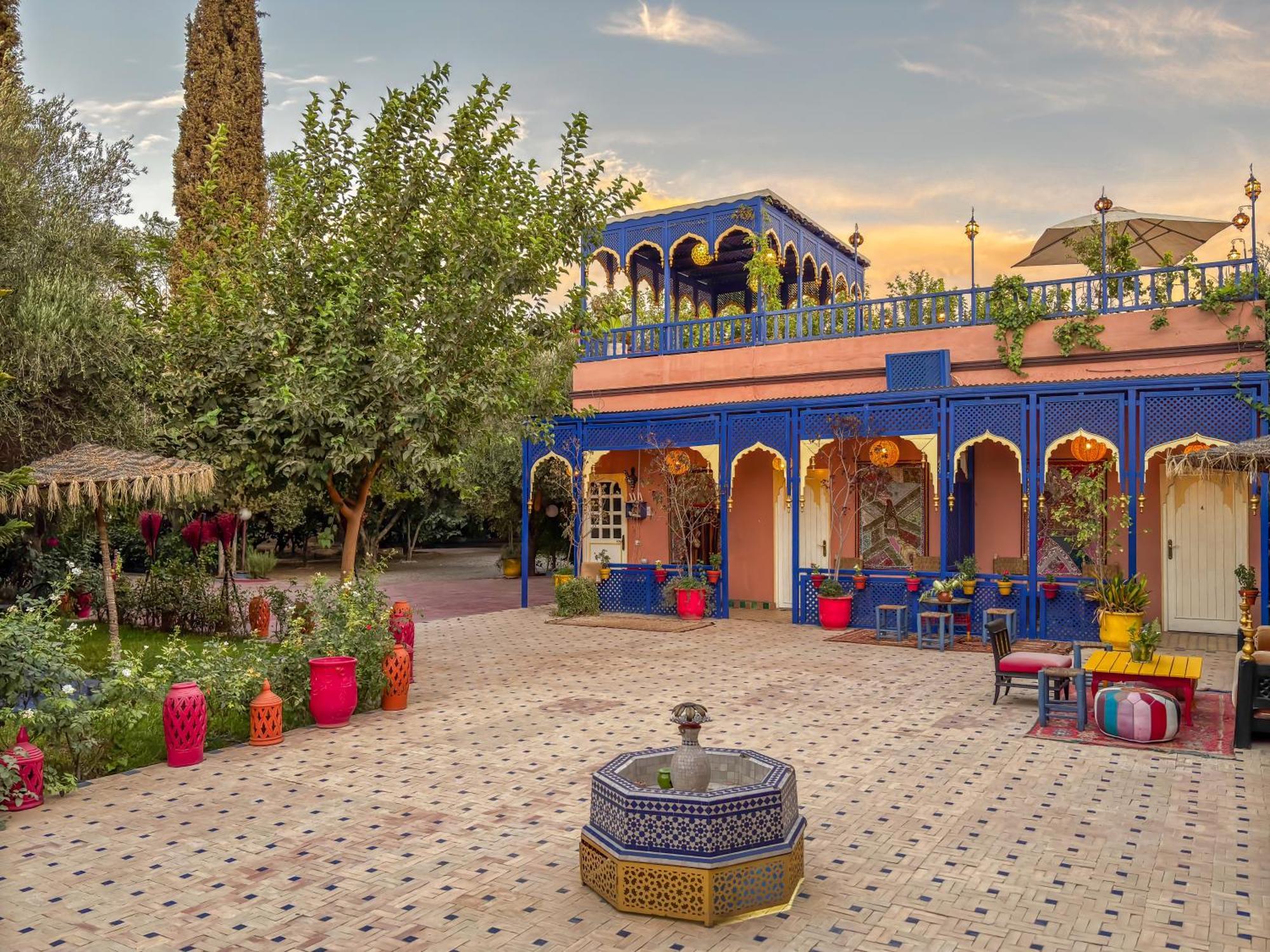 Le Bleu House Villa Marrakesh Exterior foto